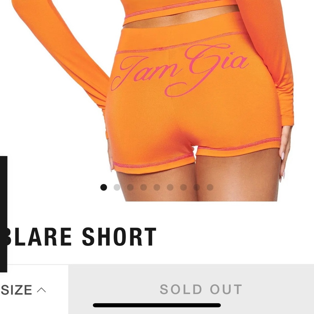 I.Am.Gia Women's Orange Shorts